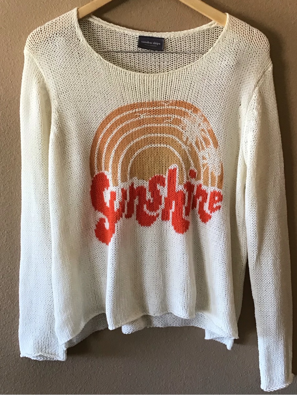 Wooden Ships Sunshine Knit Sweater (S/M)